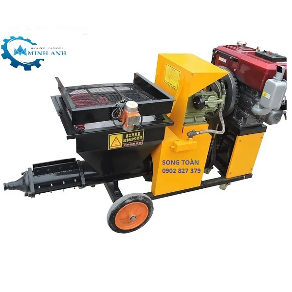 MÁY PHUN VỮA TRÁT TƯỜNG DIESEL MT- 6
