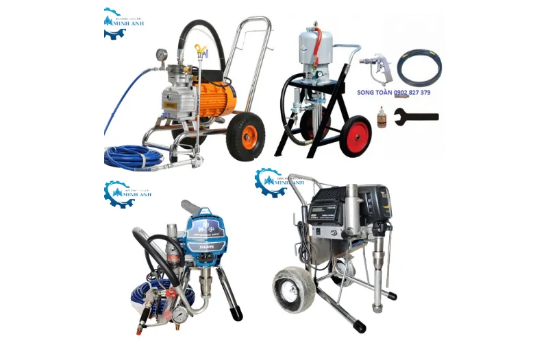 Top 3 máy phun sơn được đánh giá cao nhất hiện nay