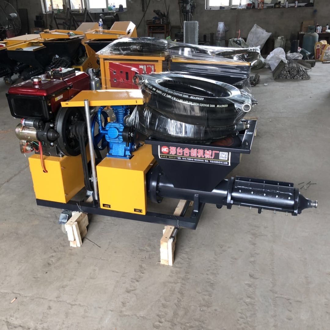 Điểm nổi bật của máy phun hồ vữa trát tường chạy dầu Diesel MT-6