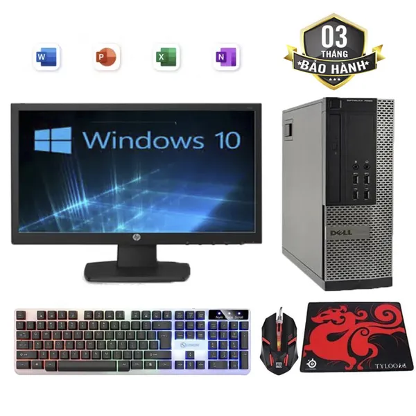 Trọn Bộ Máy Core i3 4130/ Ram 4G/ SSD 128G/LCD 19in