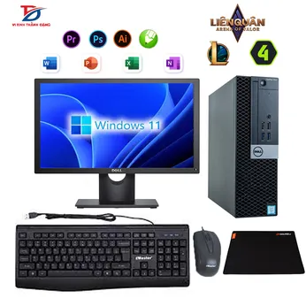 Máy Tính Bộ Dell Core i5 6500, Ram 8G, SSD 128G, Màn Hình 20in