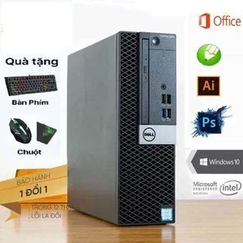 Máy Bộ DELL/ Core i7 8700/ Ram 8G/ SSD 256G