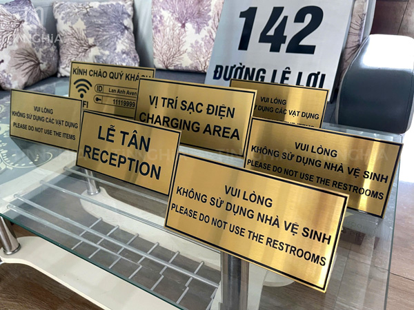 BẢNG CHỈ DẪN INOX BẾN CÁT