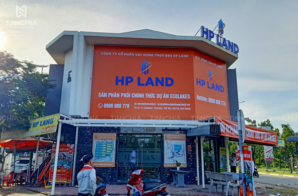 Bảng hiệu công ty in bạt khổ lớn ngoài trời Bình Dương