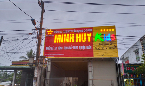 Bảng Hiệu Công Ty Xây Dựng TPHCM