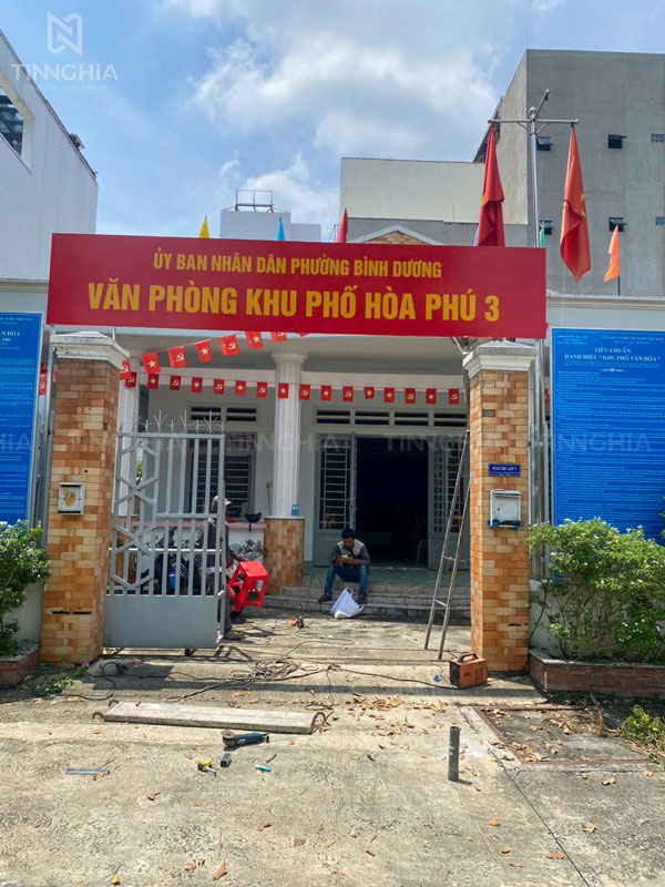 Bảng Hiệu Khu Phố Đẹp Thi Công Tại Bình Dương