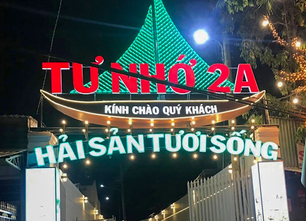 Làm Bảng Hiệu Quán Nhậu Quán Ăn Đẹp Bằng Chữ Nổi