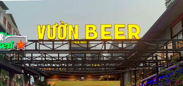 Làm Bảng Hiệu Quán Nhậu Quán Ăn Đẹp Bằng Chữ Nổi