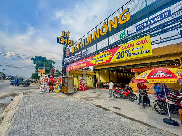 Làm bảng hiệu quán nhậu quán ăn chữ nổi thu hút tại Bình Dương