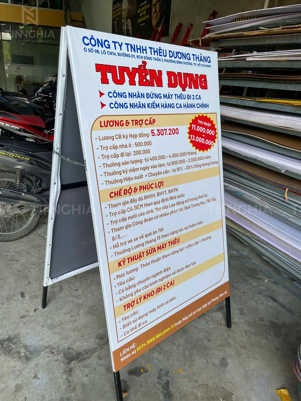 Bảng Quảng Cáo Chữ A Bình Dương | Quảng Cáo Tín Nghĩa Gia Công