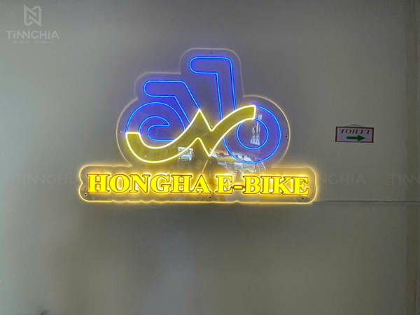 Biển hiệu LED neon trang trí trong nhà cho cửa hàng xe điện
