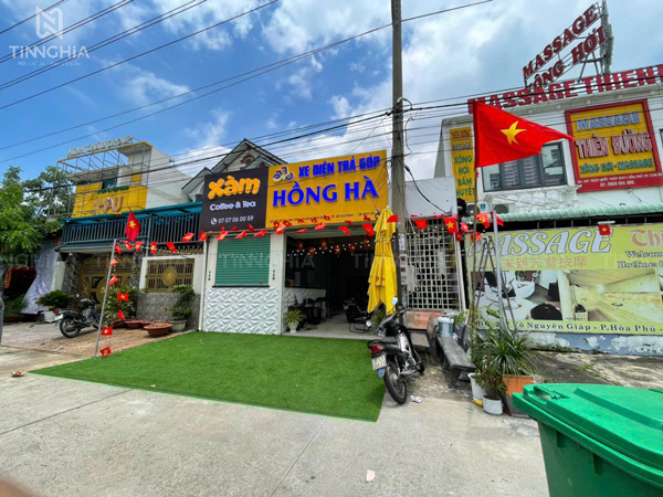 Thi công biển hiệu alu chữ mica nổi đẹp cho quán cà phê, cửa hàng tại Tân Uyên Bình Dương