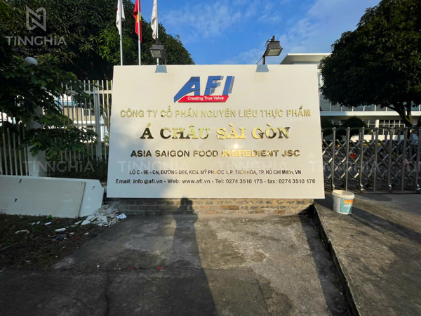 Làm biển hiệu chữ nổi inox TPHCM Bình Dương cũ