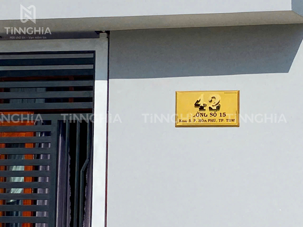 BIỂN HIỆU INOX ĂN MÒN DẦU TIẾNG