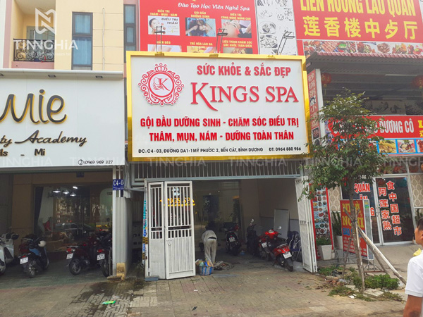 Mẫu Bảng Hiệu Spa Tại Bình Dương