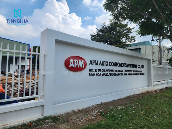 Làm Bảng Chữ Nổi Inox TPHCM