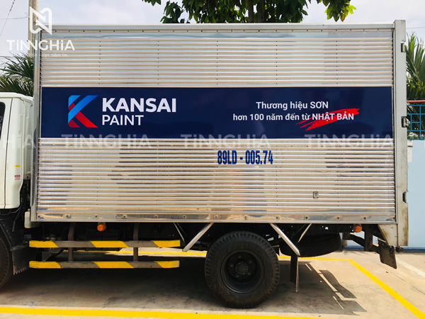 DÁN DECAL XE TẢI BẾN CÁT