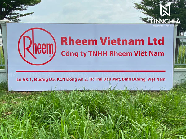 In bảng hiệu công ty giá rẻ Thủ Dầu Một