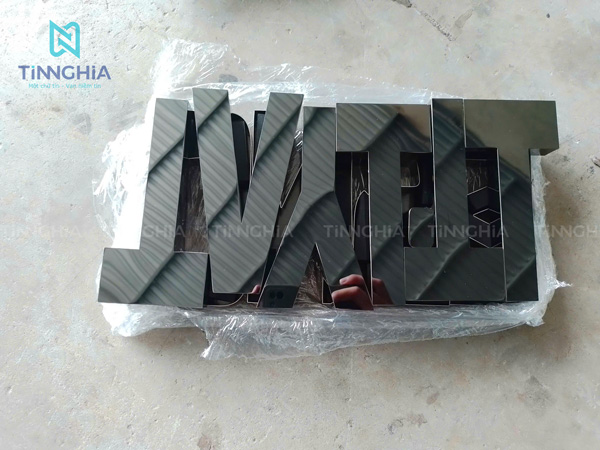 Làm bảng hiệu chữ nổi inox đẹp giá rẻ