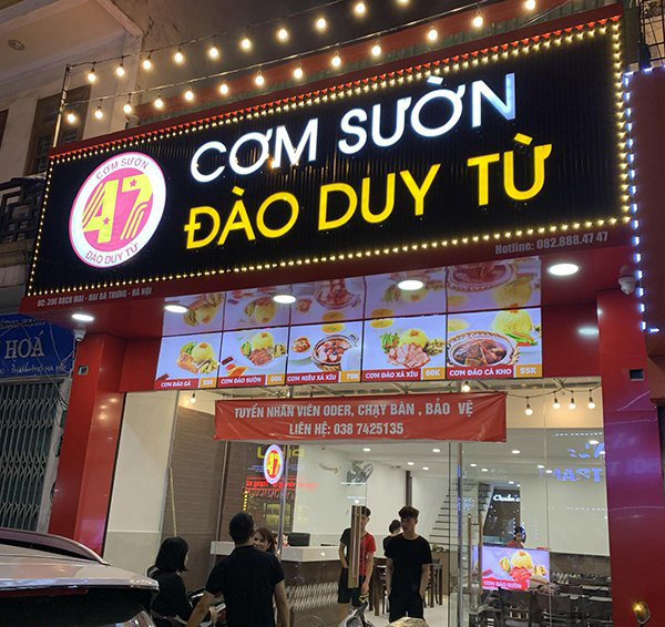 Tư Vấn Làm Bảng Hiệu Quán Ăn Nhà Hàng Quán Cafe