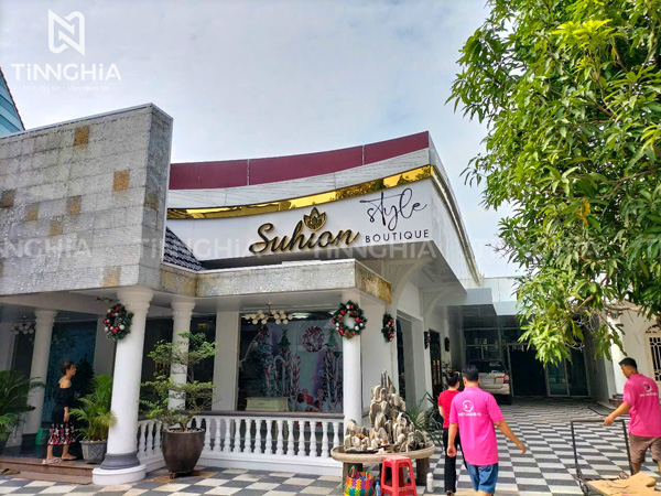 LÀM BẢNG INOX BẾN CÁT