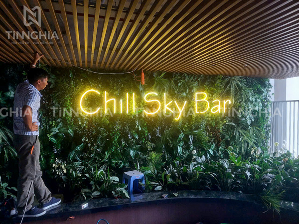 LÀM BẢNG LED NEON BẾN CÁT