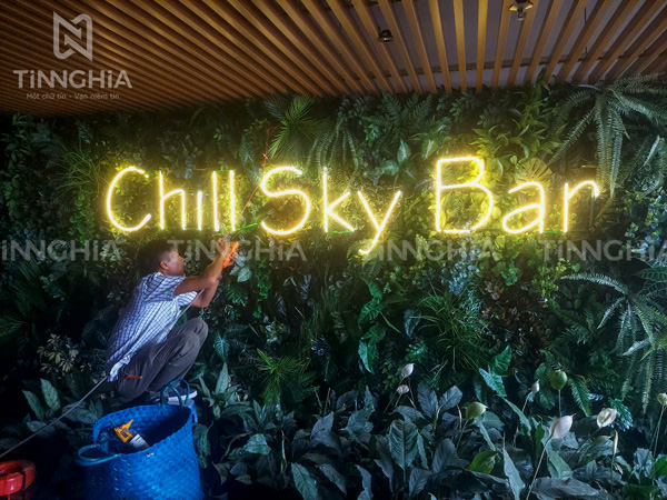 LÀM BẢNG LED NEON BẾN CÁT