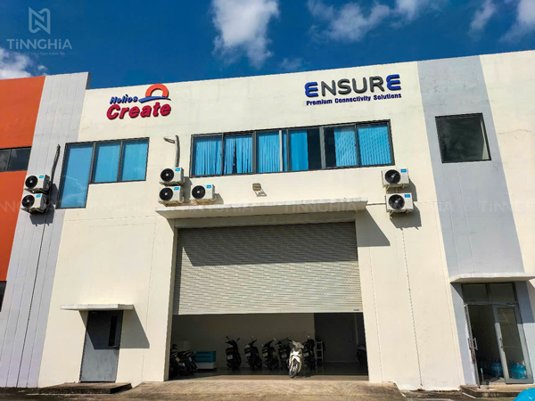 Thi công làm mới bảng hiệu công ty Bình Dương TPHCM (sau sáp nhập)