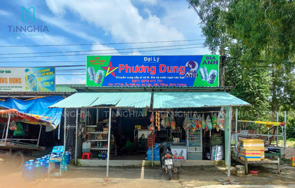 BIỂN BẠT KHUNG SẮT DĨ AN