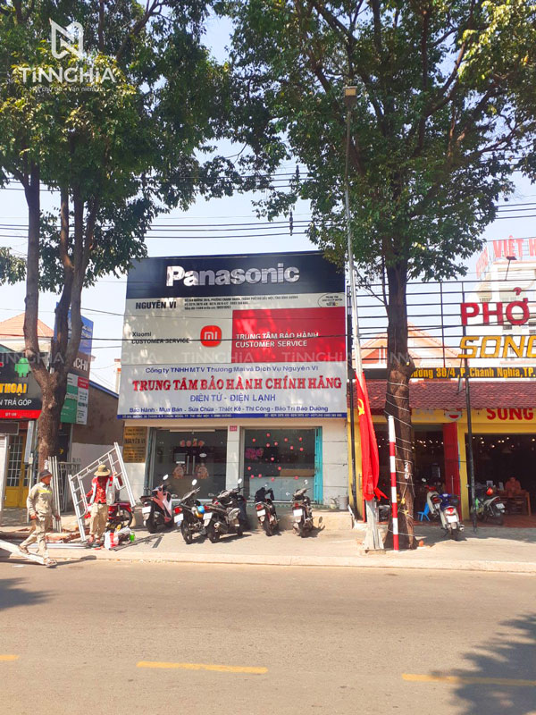 thi công bảng hiệu alu tại dầu tiếng