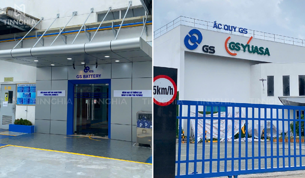 Thi công bảng hiệu công ty Ắc quy GS khu công nghiệp VSIP Thuận An Bình Dương