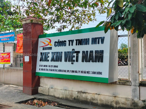 LÀM BẢNG HIỆU ALU CHỮ NỔI DĨ AN