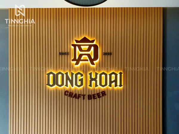 THI CÔNG CHỮ NỔI INOX MICA TẠI THUẬN AN