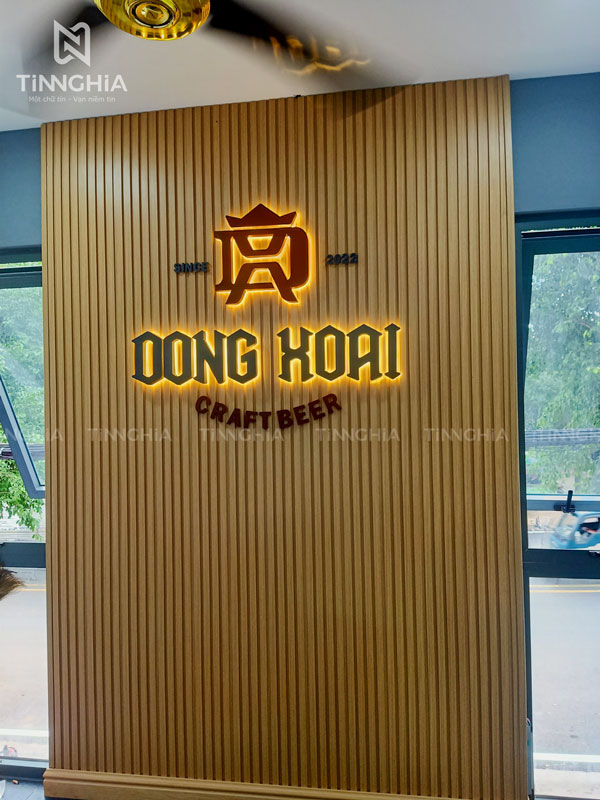 thi công bảng hiệu công ty tại Thuận An