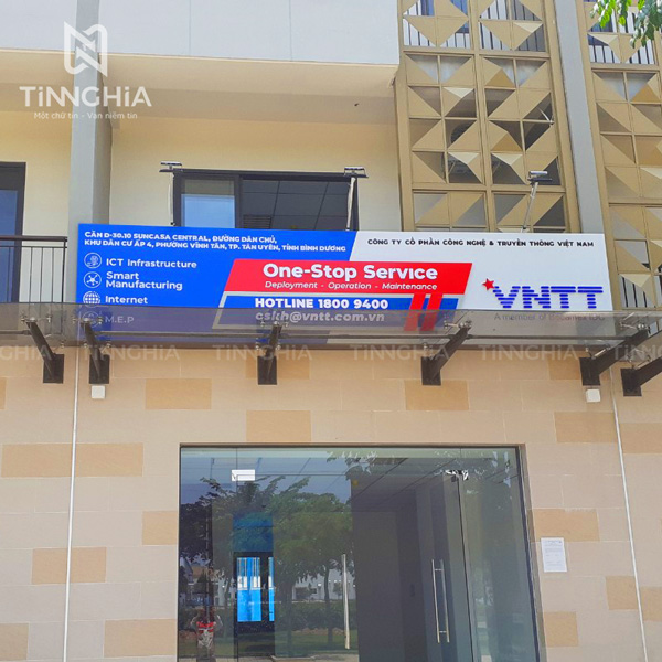 thiết kế bảng hiệu công ty tại tân uyên