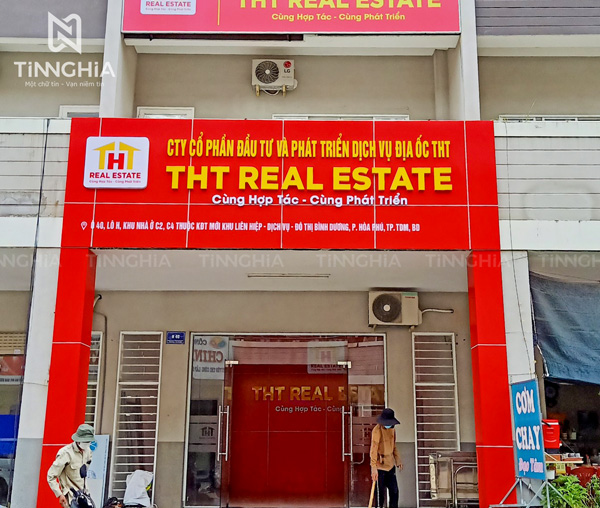 Ốp alu bảng hiệu quảng cáo đẹp ở Thủ Dầu Một Bình Dương cũ