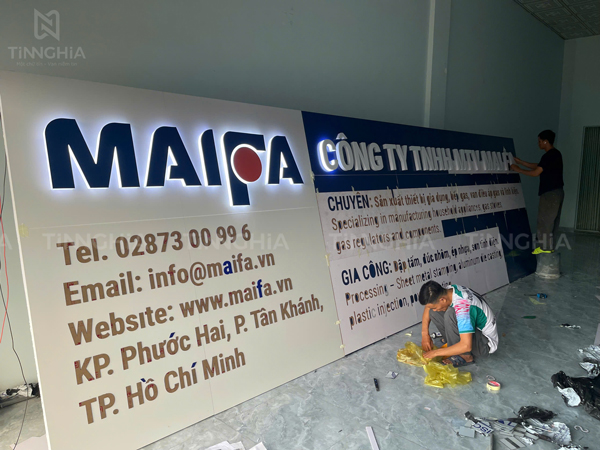 Giá Làm Bảng Hiệu Bình Dương