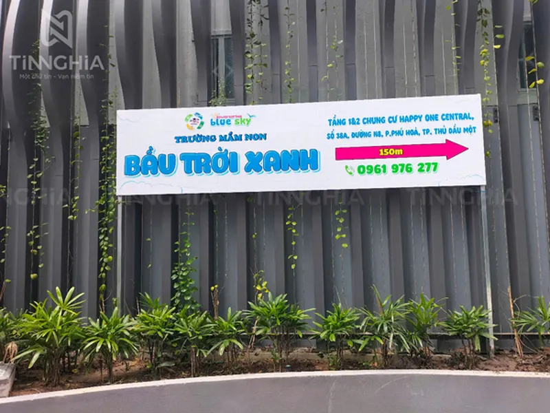QUẢNG CÁO BẾN CÁT | CHUYÊN LÀM BIỂN HIỆU ALU INOX MICA, BIỂN TÔN