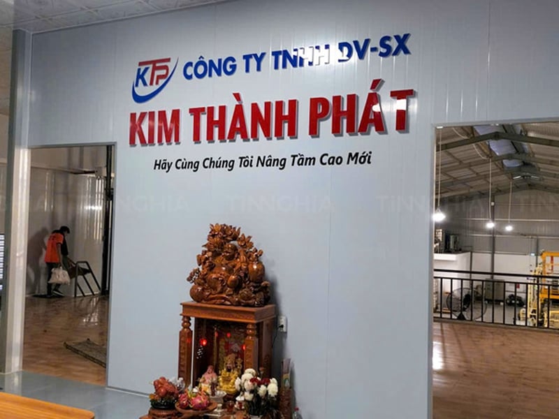 CHỮ NỔI VĂN PHÒNG CÔNG TY LÀM LOGO, TRANG TRÍ