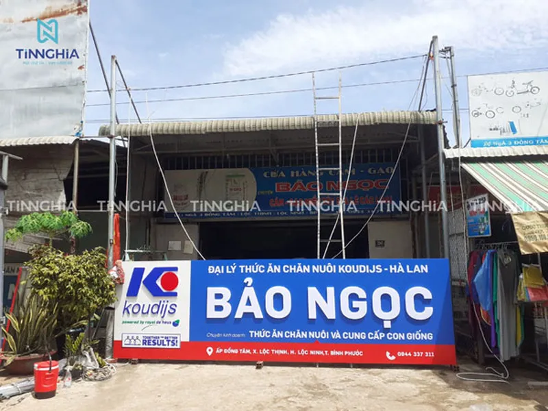 BẢNG ALU CHỮ MICA NỔI BẾN CÁT #KimHoang