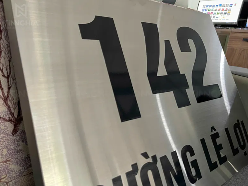 BẢNG CHỈ DẪN INOX BẾN CÁT | BIỂN THÔNG BÁO, BIỂN PHÒNG BAN