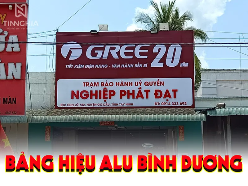 Làm Bảng Hiệu Alu Bình Dương