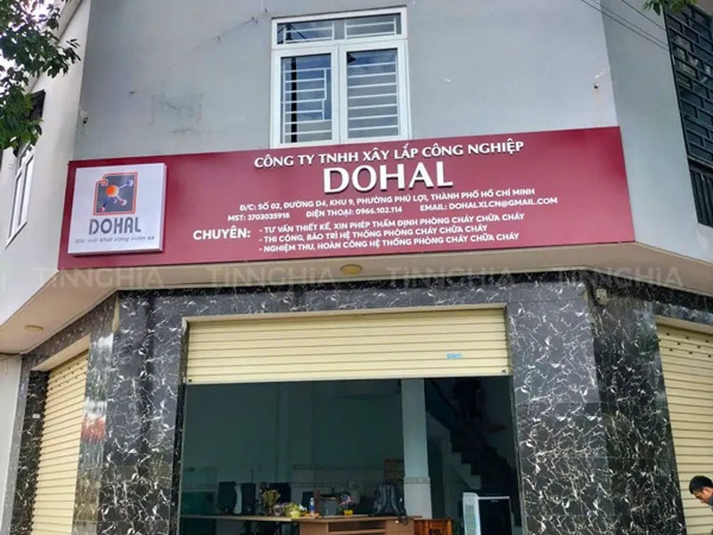 BẢNG HIỆU ALU CHỮ NỔI GIÁ RẺ | Gắn Biển Alu Công Ty, Nhà Xưởng, Văn Phòng Bình Dương