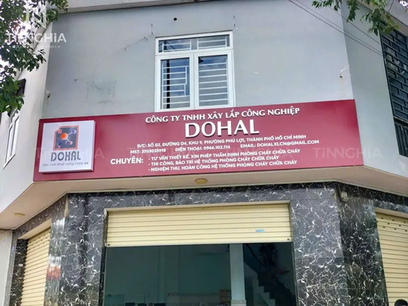 BẢNG HIỆU ALU CHỮ NỔI GIÁ RẺ | Gắn Biển Alu Công Ty, Nhà Xưởng, Văn Phòng Bình Dương