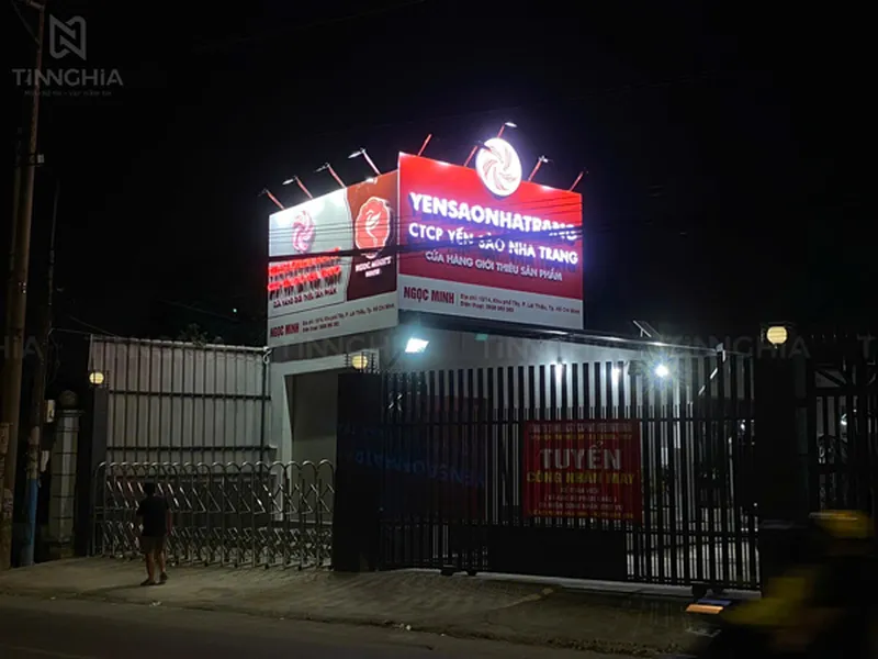 BẢNG HIỆU ALU CHỮ NỔI MICA BÌNH DƯƠNG