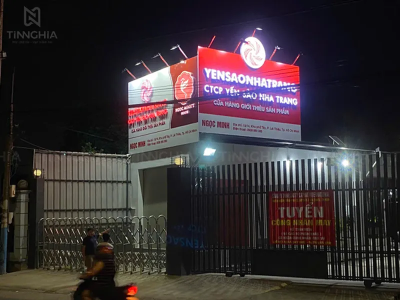 BẢNG HIỆU ALU CHỮ NỔI MICA BÌNH DƯƠNG