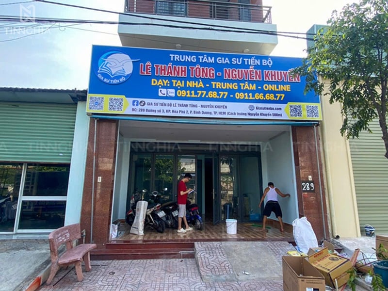 BẢNG ALU CHỮ MICA SÁNG ĐÈN THEO LOGO TẠI BÌNH DƯƠNG