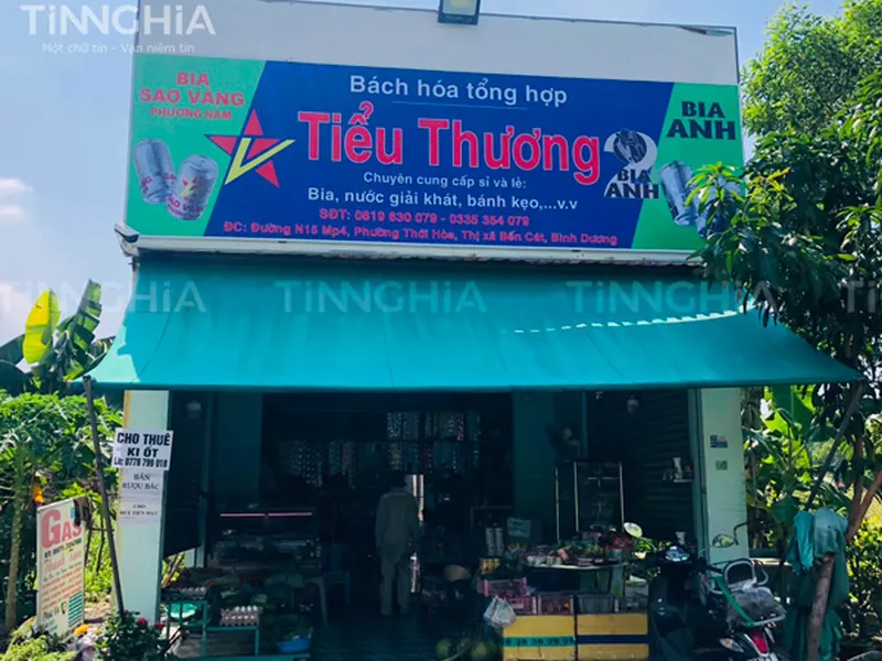 BẢNG HIỆU BẠT HIFLEX DĨ AN | IN BẠT QUẢNG CÁO BÌNH DƯƠNG