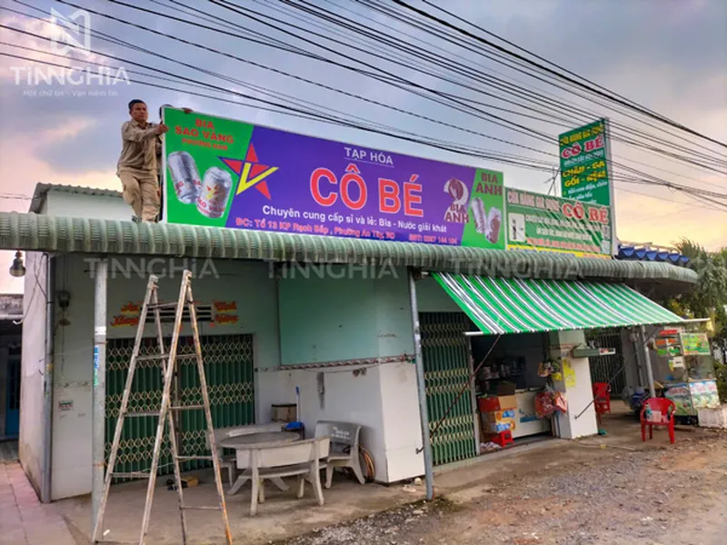 BẢNG HIỆU BẠT HIFLEX DĨ AN | IN BẠT QUẢNG CÁO BÌNH DƯƠNG