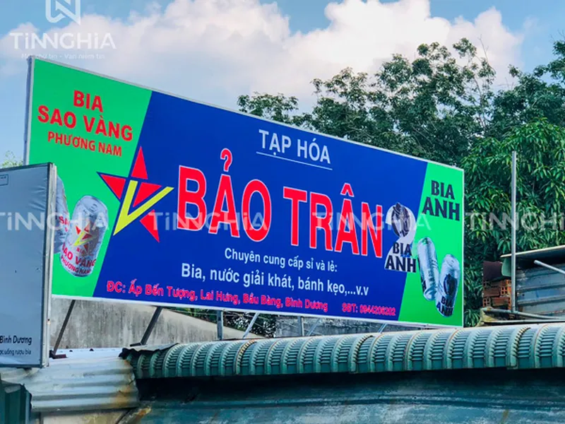 BẢNG HIỆU BẠT HIFLEX DĨ AN | IN BẠT QUẢNG CÁO BÌNH DƯƠNG